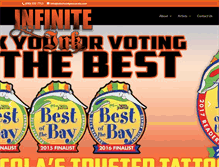 Tablet Screenshot of infiniteinkpensacola.com